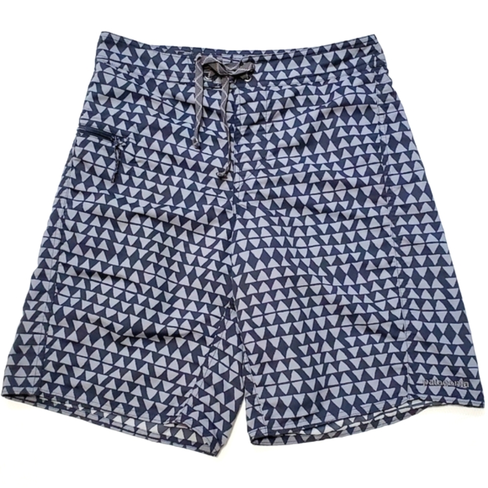 Patagonia Wavefarer Board Shorts Ikat Block Print 29 Waist